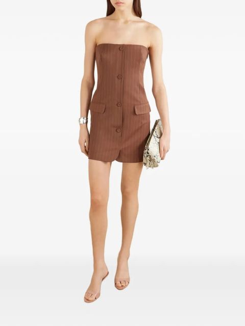 Jean Paul Gaultier striped mini dress - Brown - zdjęcie produktu nr 2
