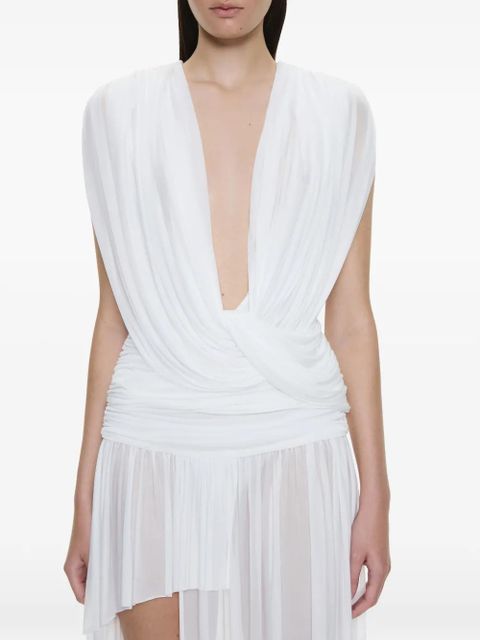 Christopher Esber Orion Layered short skirt - White