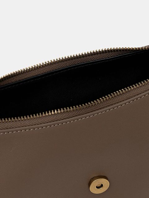 Kurt Geiger London torebka skórzana kolor brązowy 3596537109