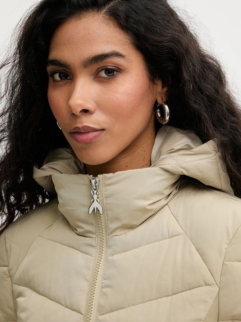 Patrizia Pepe kurtka kolor beżowy przejściowa 8O0213 A680