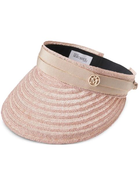 Maison Michel Pat visor - Neutrals - zdjęcie produktu nr 1