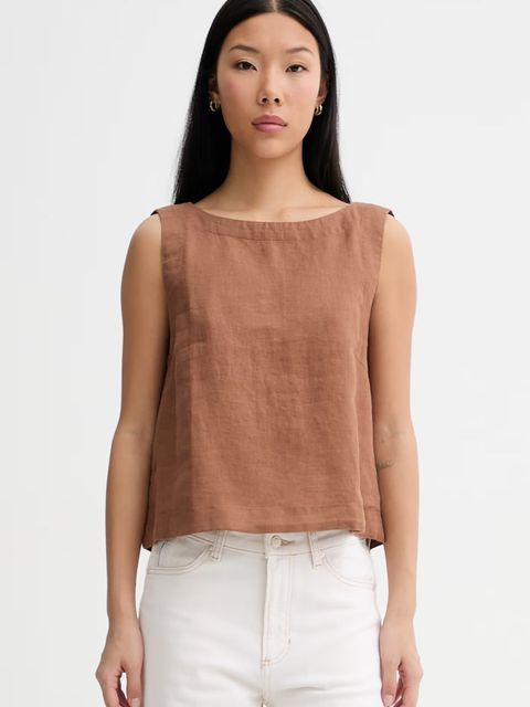 Marc O'Polo bluzka damska lniana - zdjęcie produktu nr 1