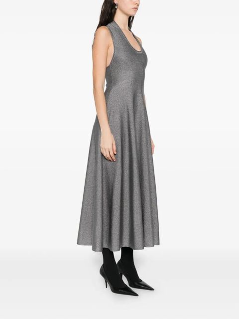 KHAITE Melina midi dress - Grey