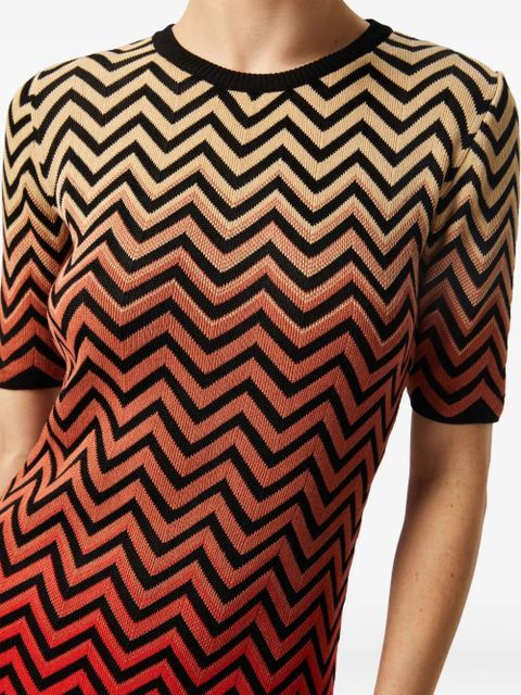 Missoni zigzag-pattern midi dress - Black - zdjęcie produktu nr 2