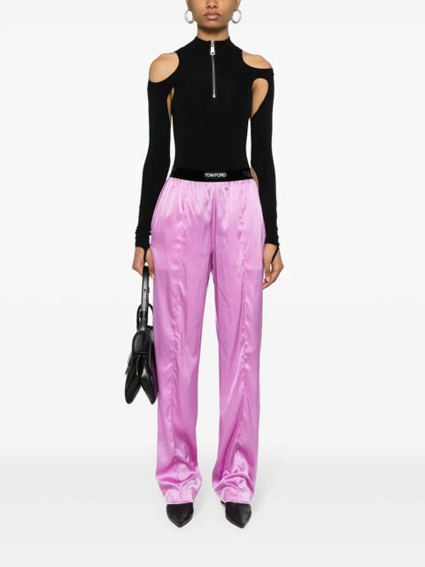 TOM FORD satin pyjama trousers - Purple