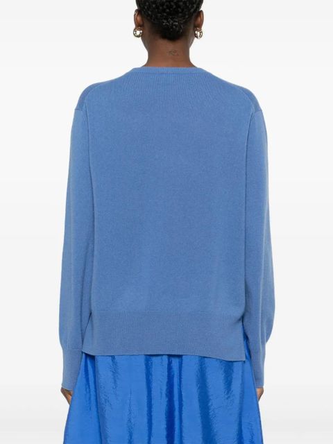 TOTEME crew-neck cashmere sweater - Blue - zdjęcie produktu nr 2