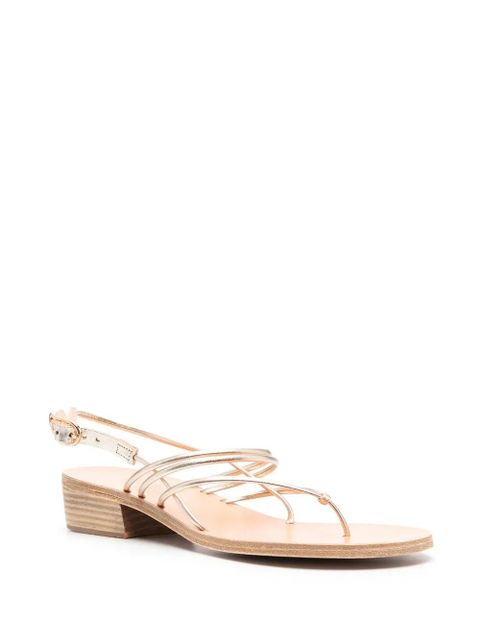 Ancient Greek Sandals Cycladic 35mm heeled sandals - Gold - zdjęcie produktu nr 2