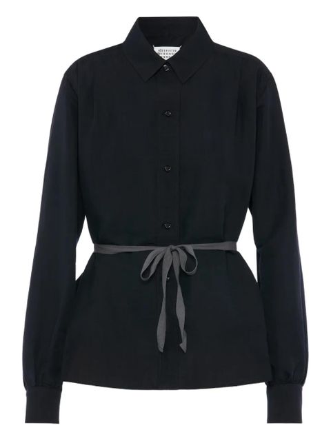 Maison Margiela long-sleeved shirt - Black - zdjęcie produktu nr 1