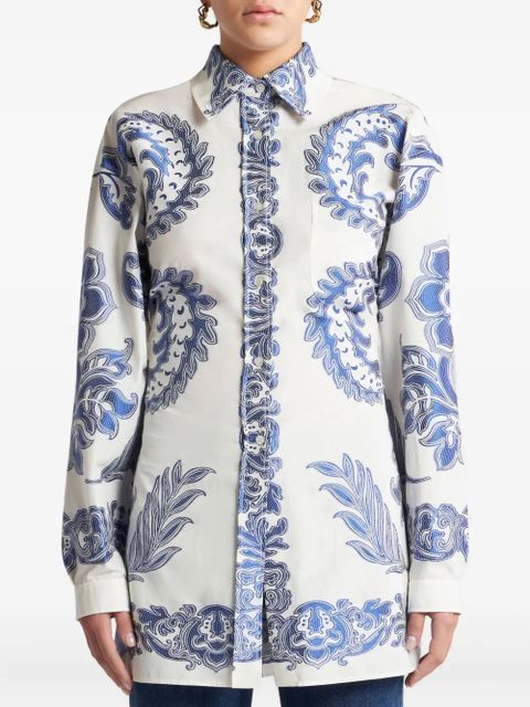 ETRO floral-print shirt - White