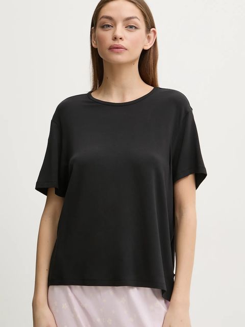 Calvin Klein Underwear T-shirt piżamowy damski z modalu - zdjęcie produktu nr 1