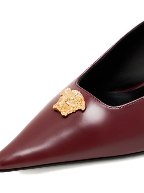 Versace 55mm La Medusa slingback pumps - Red