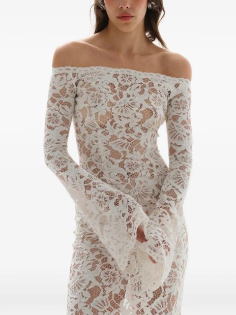 MANURÍ Nomi maxi dress - White