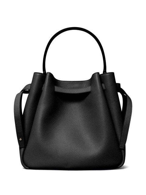 Tory Burch Romy pebbled bucket bag - Black