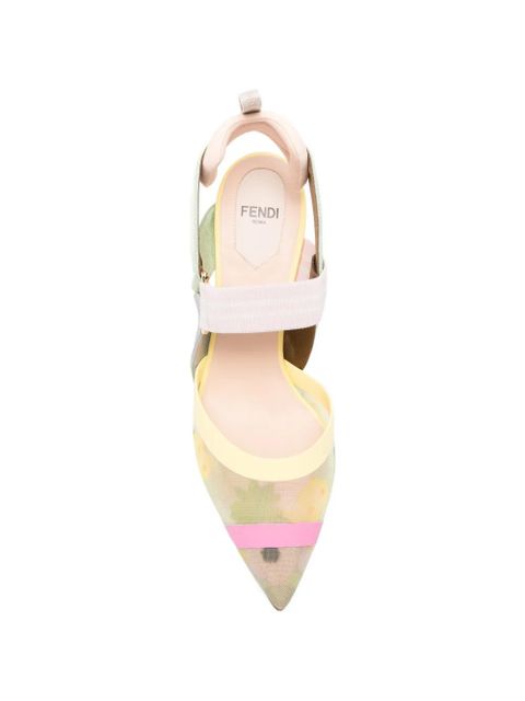 FENDI Colibrì mesh pumps - Neutrals
