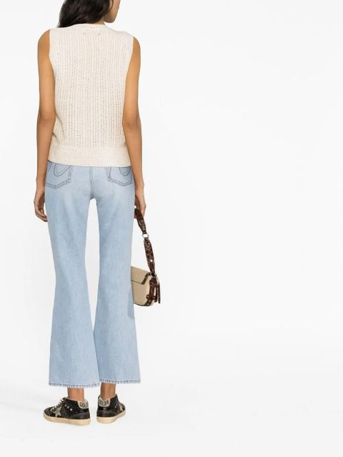 Golden Goose chunky knit vest - Neutrals