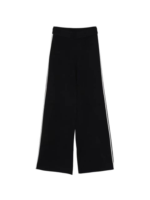 Max Mara stripe-detail palazzo pants - Blue - zdjęcie produktu nr 1