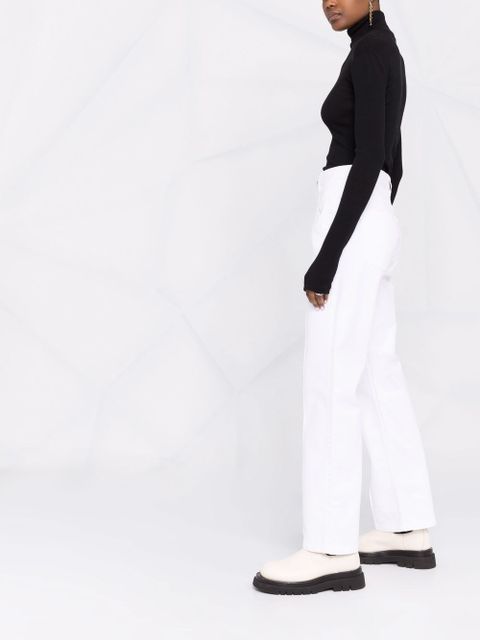 ISABEL MARANT straight-leg trousers - White