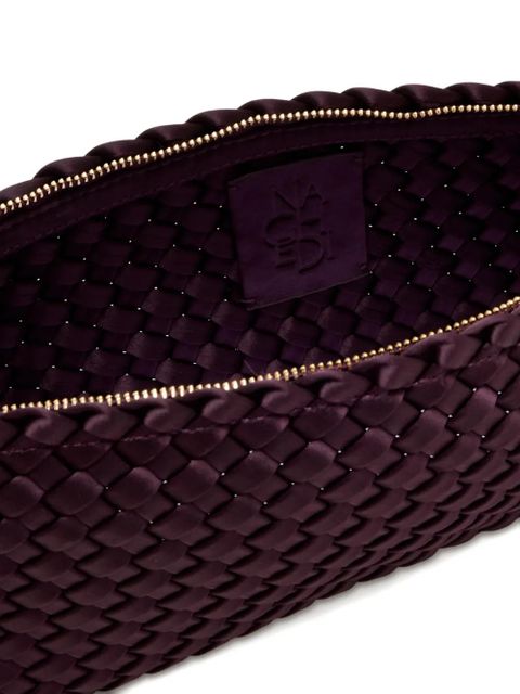 NAGHEDI Gala woven handle shoulder bag - Purple