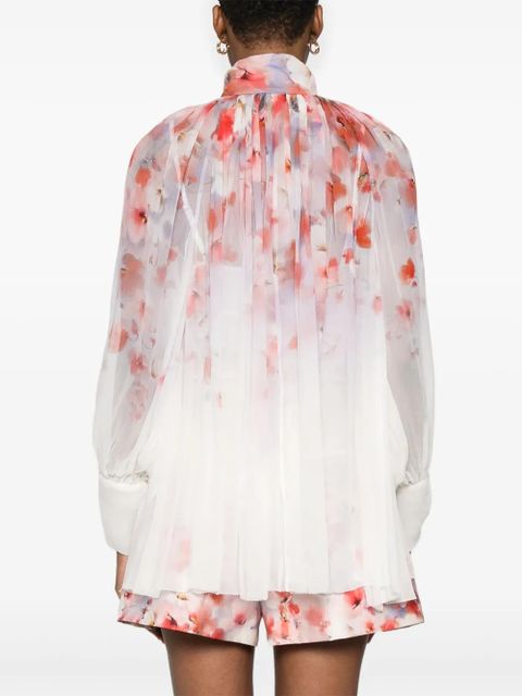 ZIMMERMANN Crush smock blouse - Purple