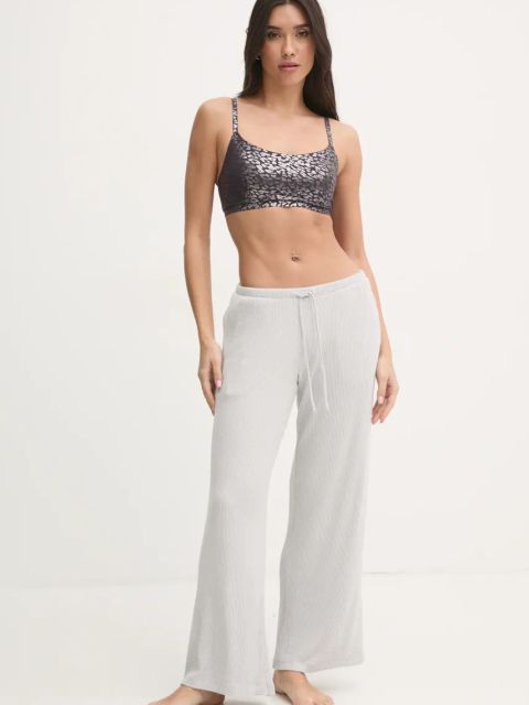 Hollister Co. spodnie dresowe kolor szary gładkie KI346-4046