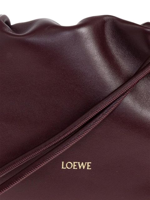 LOEWE Flamenco leather bucket bag - Red
