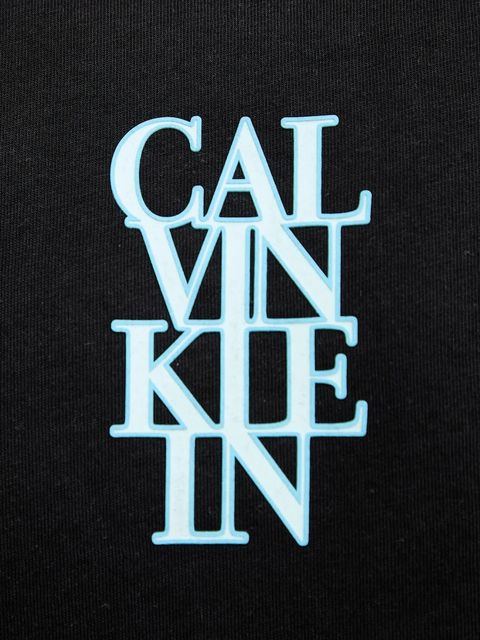 Calvin Klein Jeans t-shirt bawełniany damski kolor czarny LV047C818G