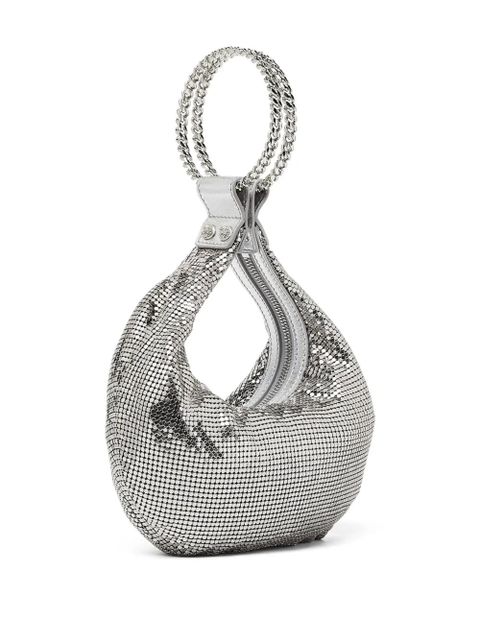 Versace Metal Mesh mini bag - Silver - zdjęcie produktu nr 2