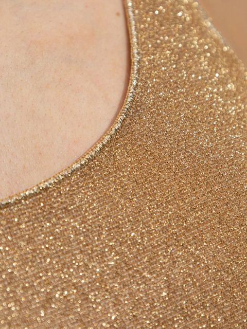 Oséree Lumière Sporty swimsuit - Gold