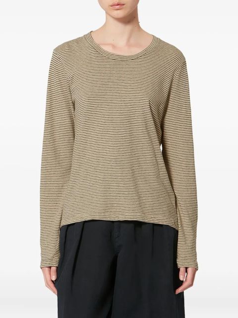 MARANT ÉTOILE Kaaron striped T-shirt - Neutrals