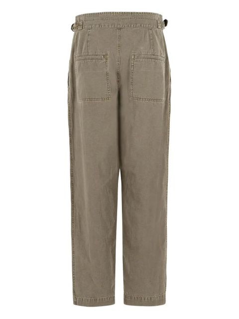 ISABEL MARANT elasticated pleat trousers - Brown - zdjęcie produktu nr 2