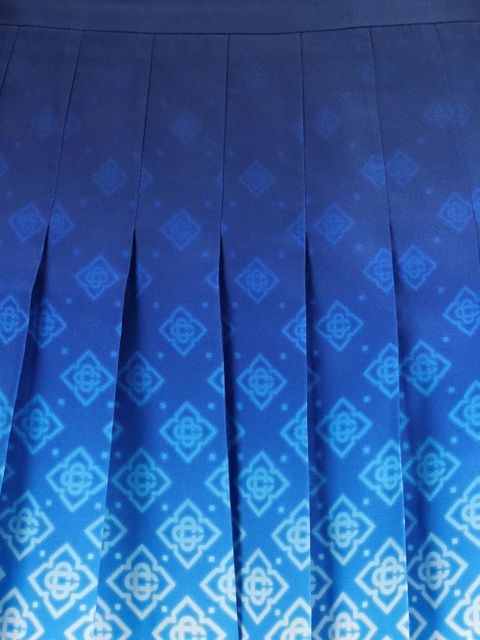 Casablanca pleated mini skirt - Blue
