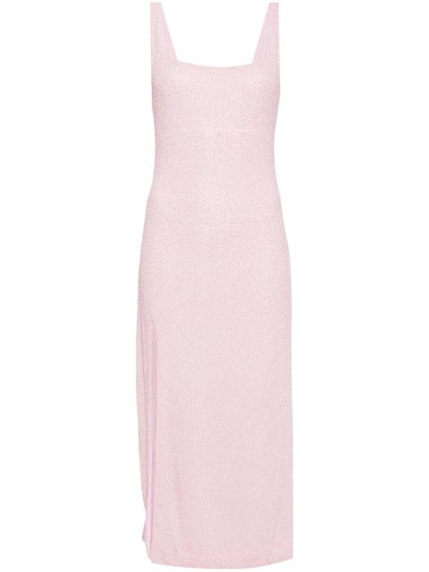 STAUD Le Sable midi dress - Pink - zdjęcie produktu nr 1