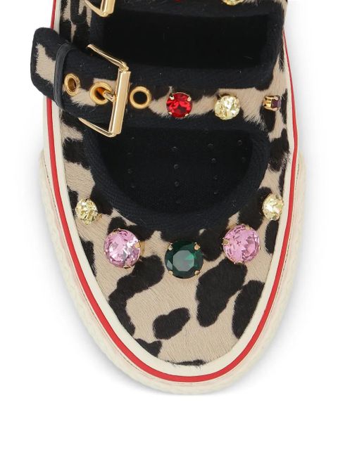 Valentino Garavani Dollyboard leopard-print sneakers - Neutrals