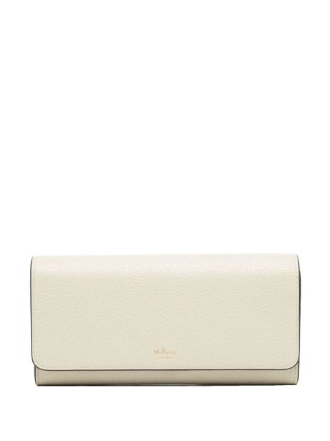 Mulberry Continental classic grain wallet - White