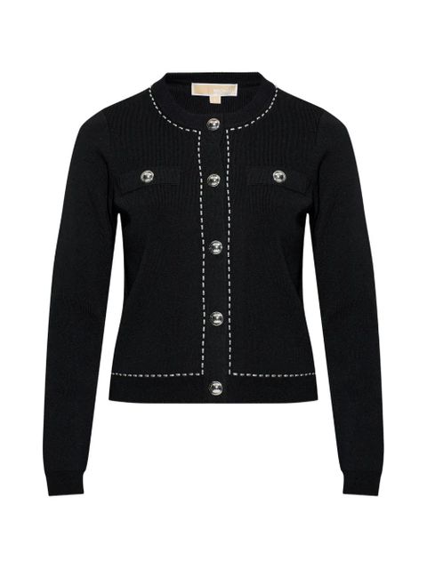 Michael Kors button trim cardigan - Black - zdjęcie produktu nr 1