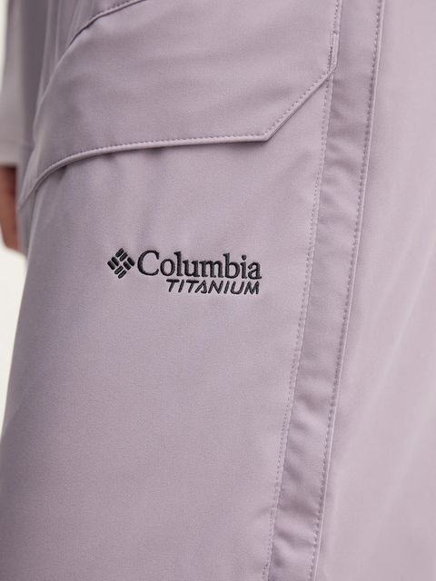 Columbia spodnie do sportów zimowych Highland Summit kolor fioletowy 2085781