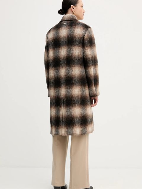 Joop! płaszcz z dodatkiem wełny kolor brązowy 30047890 - zdjęcie produktu nr 2