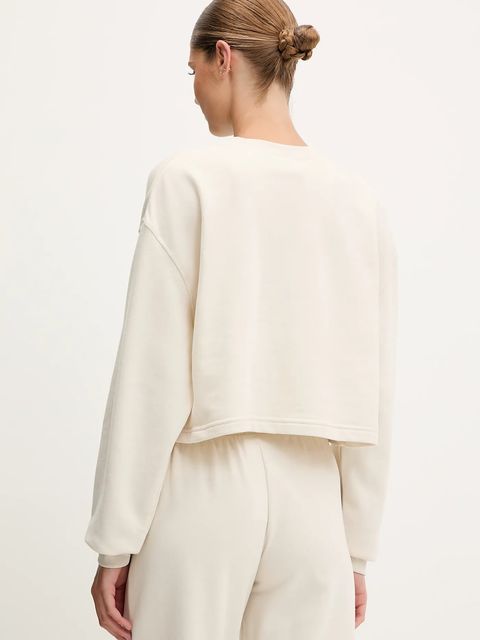 New Balance bluza damska kolor beżowy gładka WT51514LIN - zdjęcie produktu nr 2