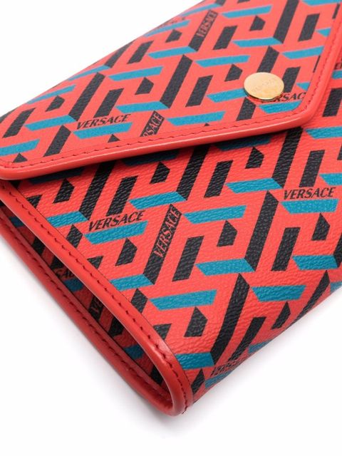 Versace La Greca Signature crossbody pouch - Red