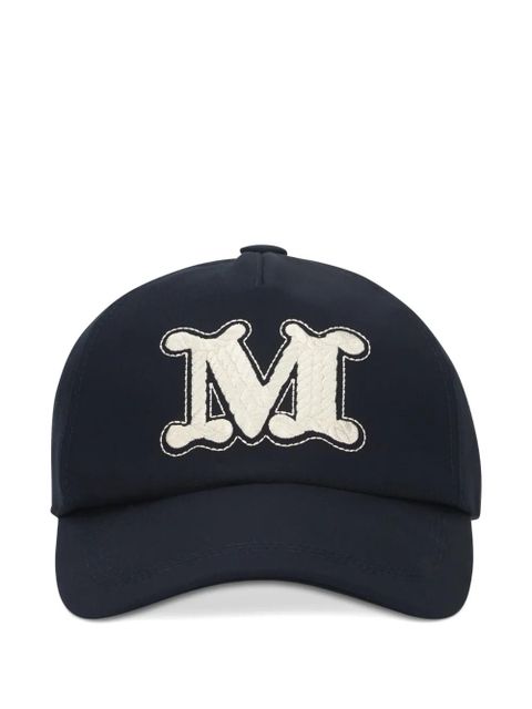 Max Mara logo-patch baseball cap - Blue - zdjęcie produktu nr 1