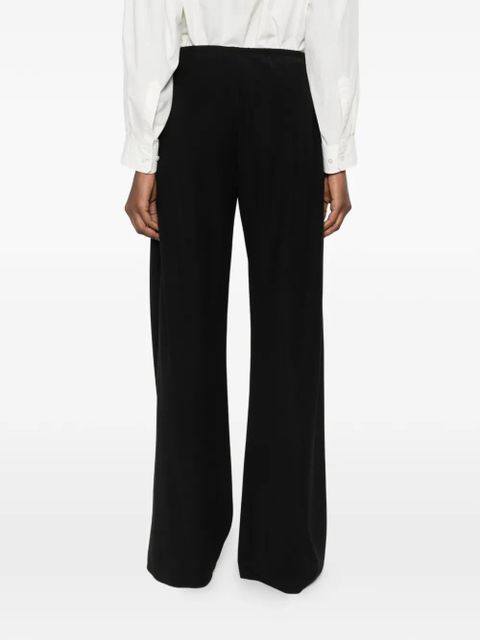 The Row Galen silk trousers - Black