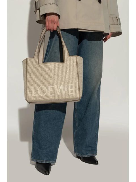 LOEWE Font tote bag - Neutrals