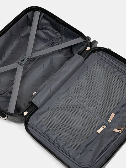 Guess walizka JESCO kolor brązowy TWHB83 89983