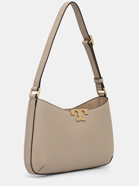 Tory Burch torebka skórzana Eleanor Soft Slim kolor beżowy 174850.250 - zdjęcie produktu nr 2