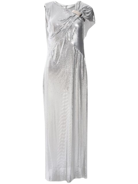 Rabanne metallic mesh gown - Silver - zdjęcie produktu nr 1