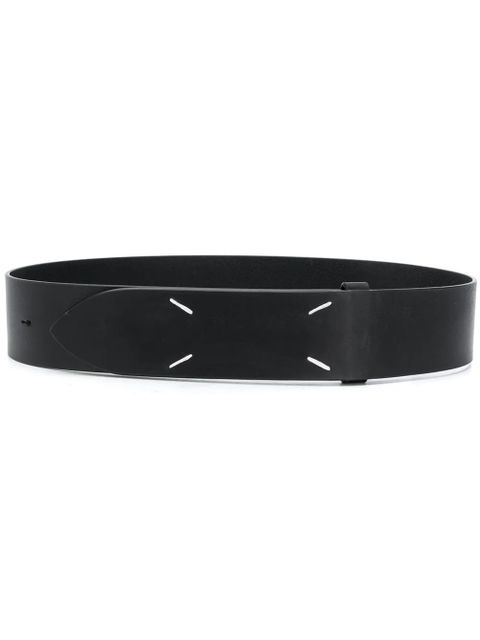 Maison Margiela stitch detail belt - Black - zdjęcie produktu nr 1