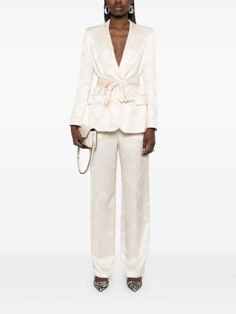 TWINSET Oval T-jacquard blazer - Neutrals - zdjęcie produktu nr 2