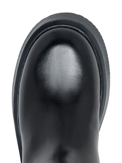 Proenza Schouler Bank leather boots - Black