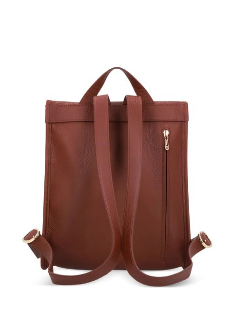 Longchamp medium Le Foulonné leather backpack - Brown - zdjęcie produktu nr 2