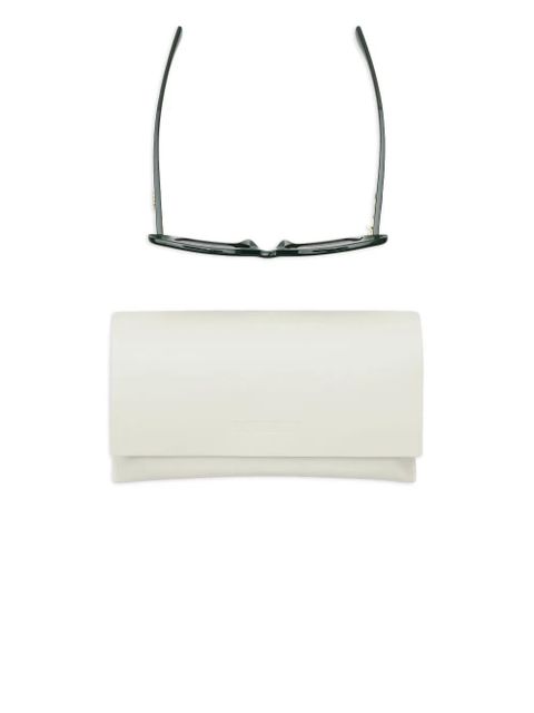 Burberry Eyewear EKD oversize-frame logo sunglasses - Green